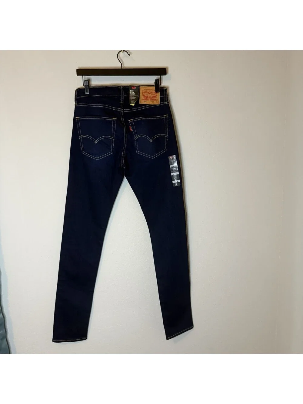 Levi’s 512 Slim Taper Jeans Men’s 30x34 Dark Wash Flex Stretch NWT